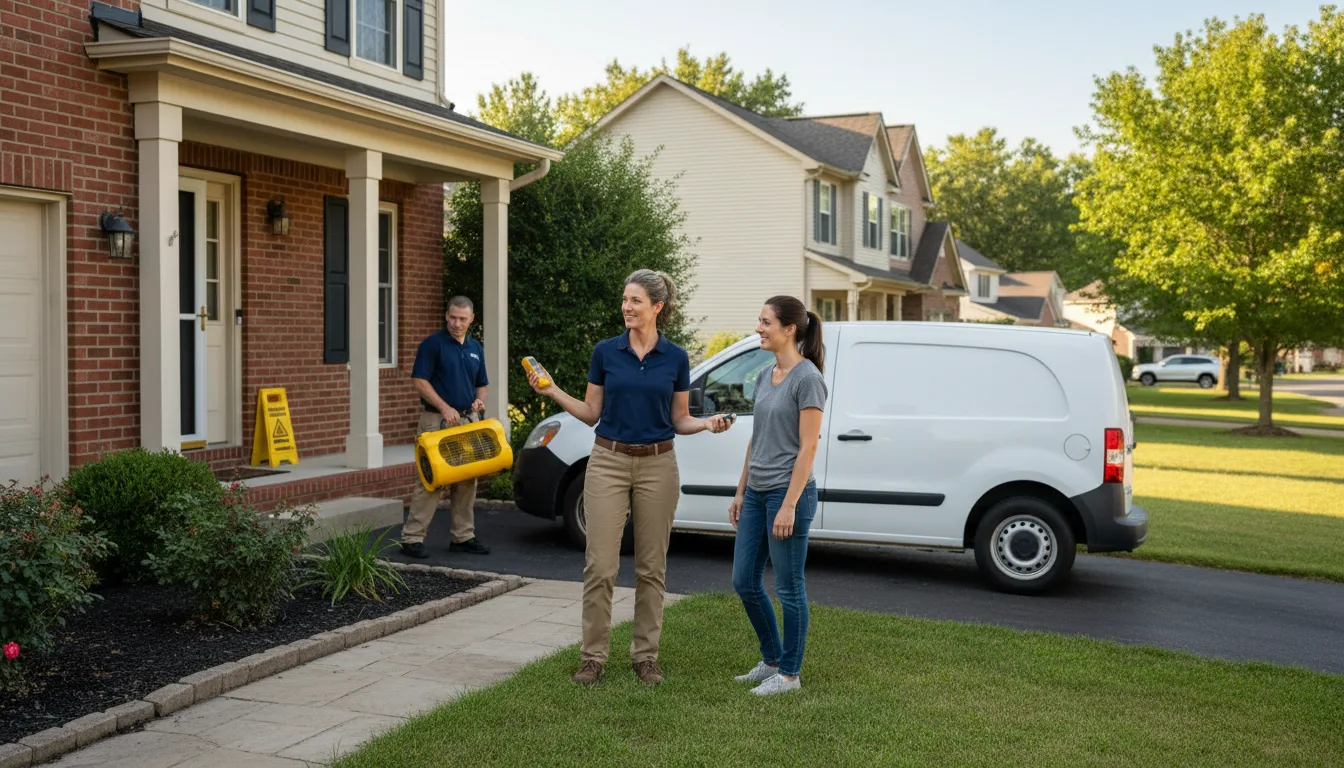 Water restoration image for Dehumidification And Cleanup Services in Easton, MD